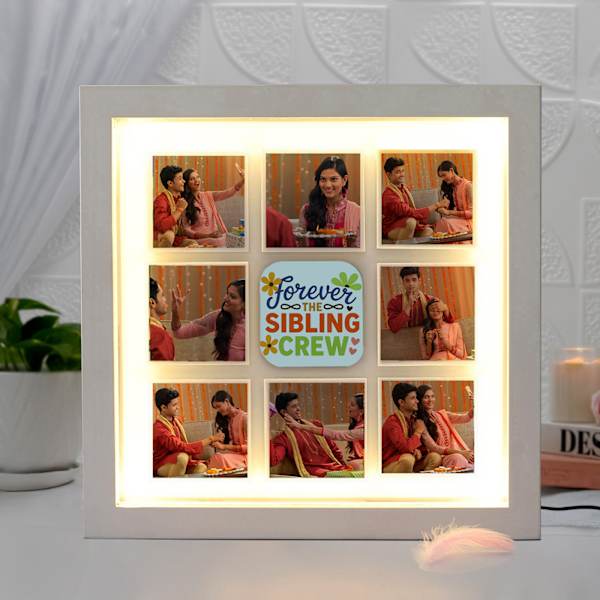 Sibling Crew Personalized Collage Frame