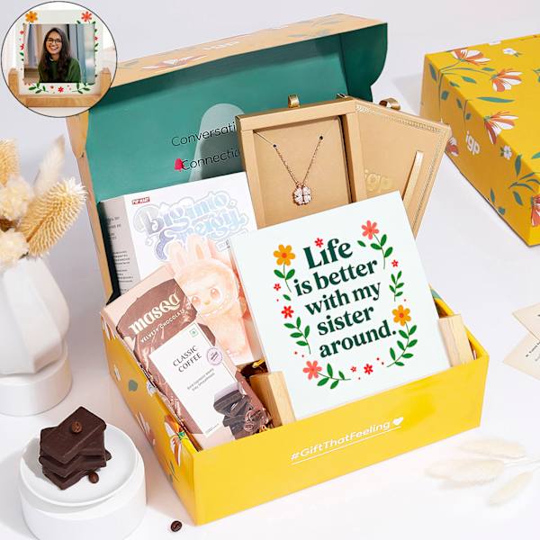 Sibling Love Personalized Gift Hamper For Sister