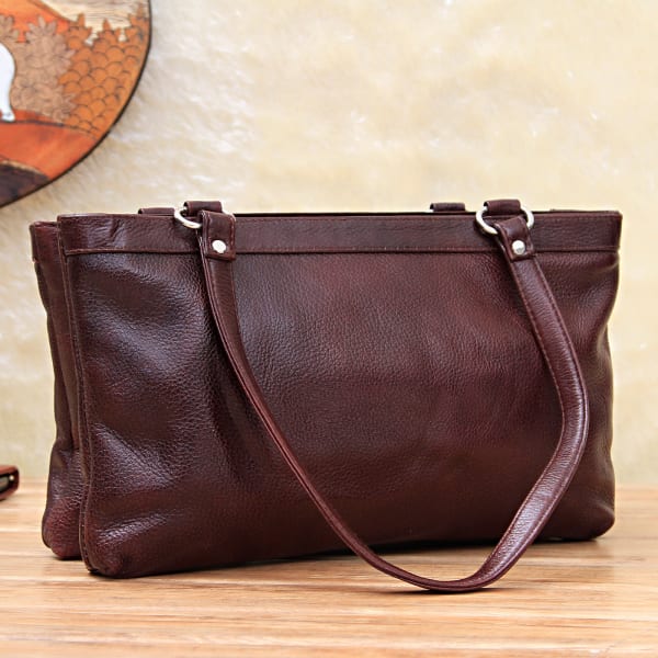 pure leather shoulder bags