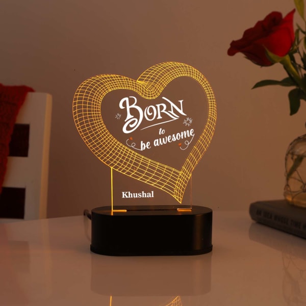 Simply Awesome Personalized LED Lamp