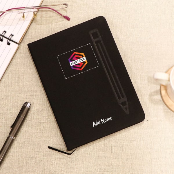 Single Line Magnetic Notebook - Customized with Logo and Name
