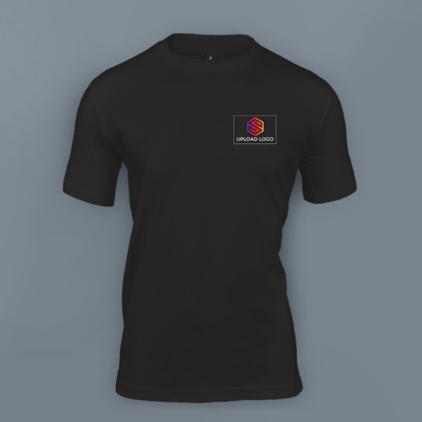 Skinta Round Neck T-shirt for Men (Black)