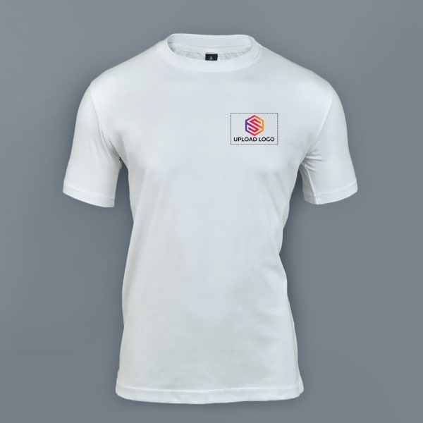 Skinta Round Neck T-shirt for Men (White)