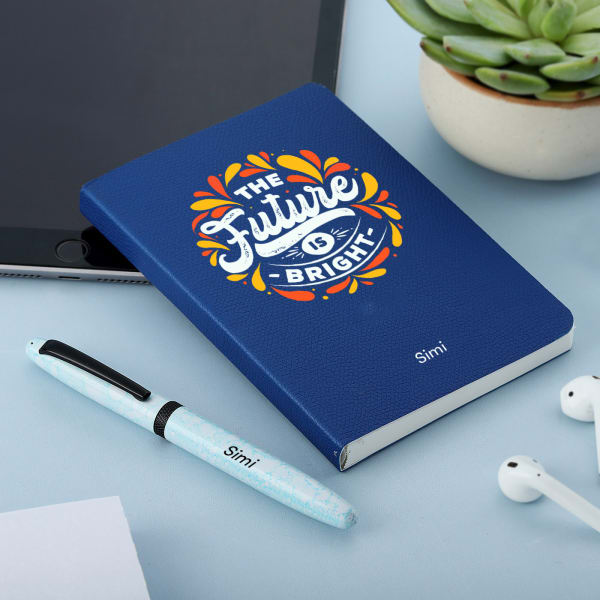 Sky's The Limit Personalized Diary & Pen
