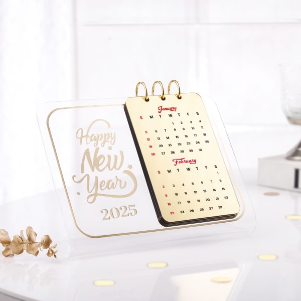 Sleek Acrylic 2025 Calendar