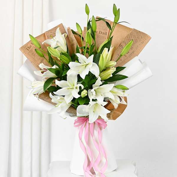 Snow White Lilies