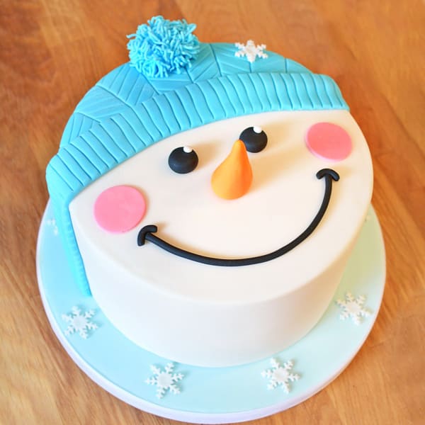 Snowman Fondant Cake (3 kg)