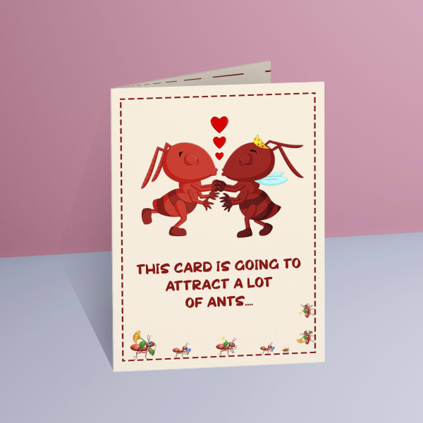 So Sweet Personalized A5 Love Card