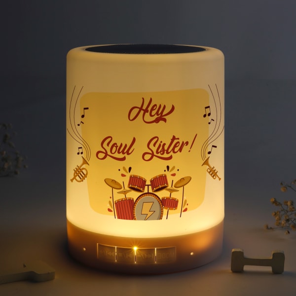 Soul Sister Personalized Touch Lamp And Speaker