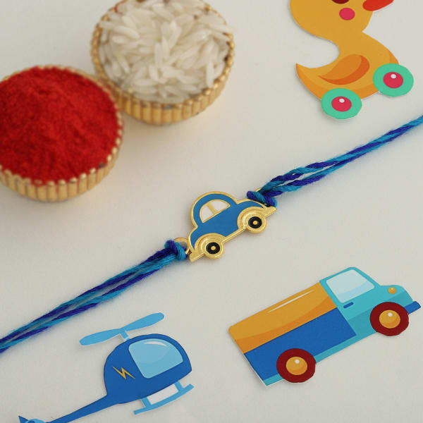 Speedy Car Adorable Kids Rakhi