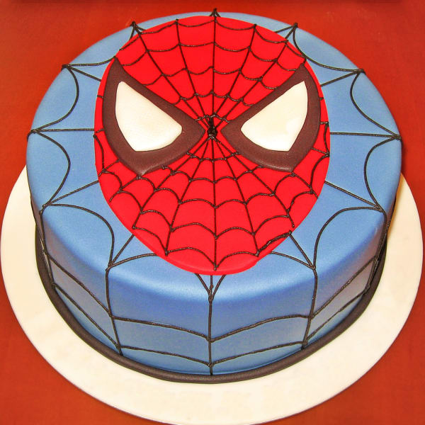 Spider-man Fondant Cake (3 Kg)