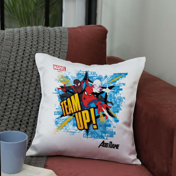 Spiderman Overload Personalized Cushion