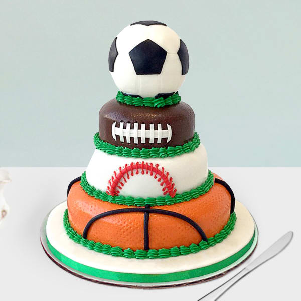 Sports Ball Fondant Cake (5 Kg)