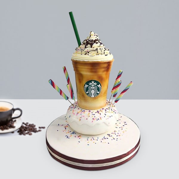 Starbucks Coffee Fondant Cake (5 Kg)