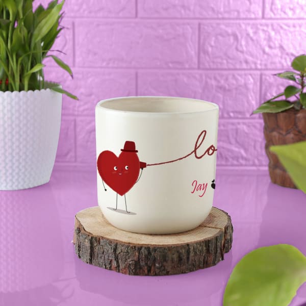 Strings of Love Personalized Planter