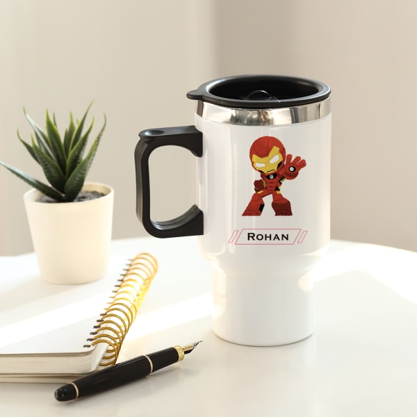 Strong Iron Man Personalized Tumbler
