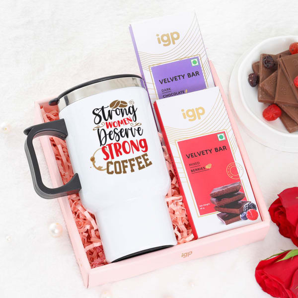 Strong Women Deserve Strong Coffee - Personalized Gift Hamper