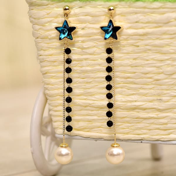 long stylish earrings