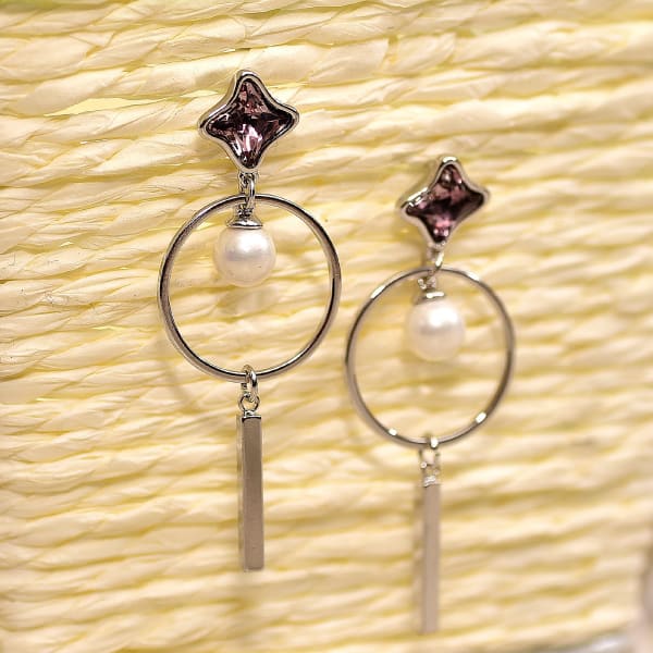 Swarovski Crystal Earrings New in Box | BAZAARA