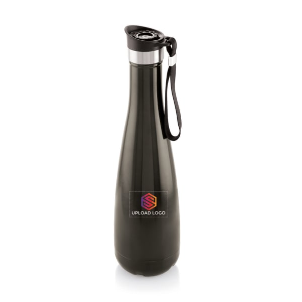 Stylized Stainless Steel Bottle - Customized with Logo