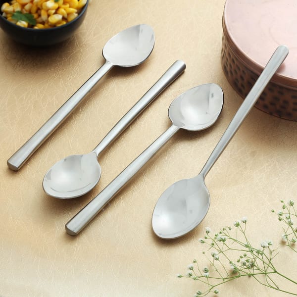 Suave Silver Spoons (Set of 4)