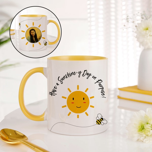 Sunshiney Day - Personalized Ceramic Mug