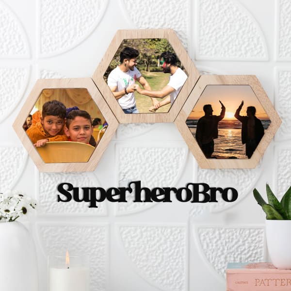 Super Hero Bro Personalized Photo Frame