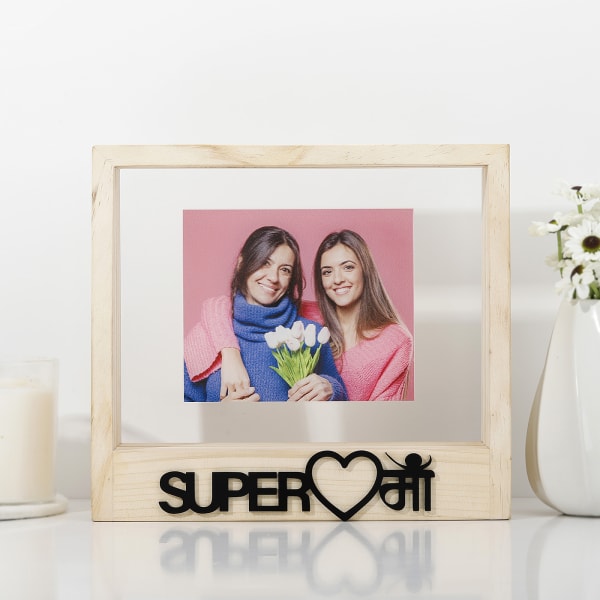 Super Ma Personalized Wooden Frame