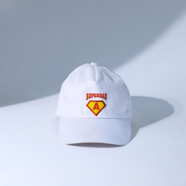 Superdad Cap - Personalized - White