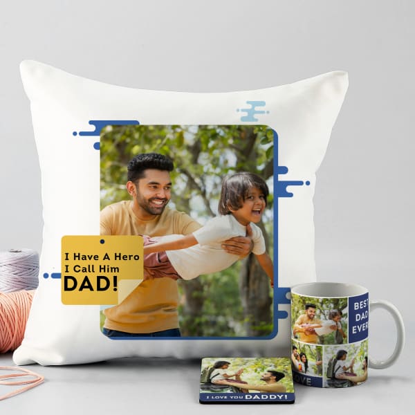 Superhero Dad - Personalized Father's Day Gift Set