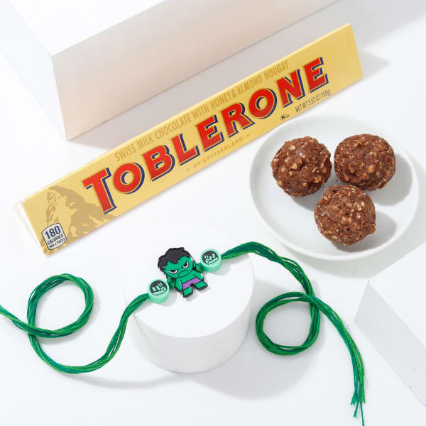 Superhero Rakhi With Chocolates Combo