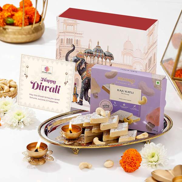 Sweet And Luminous Diwali Gift Combo