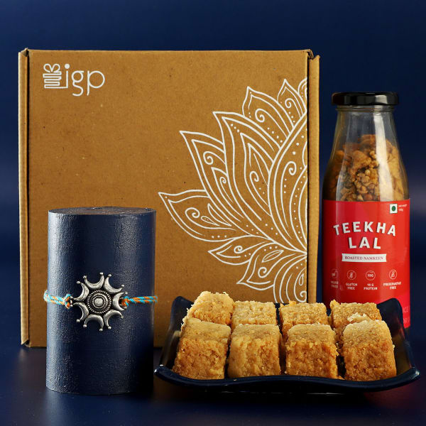 Sweet and Savoury Rakhi Hamper