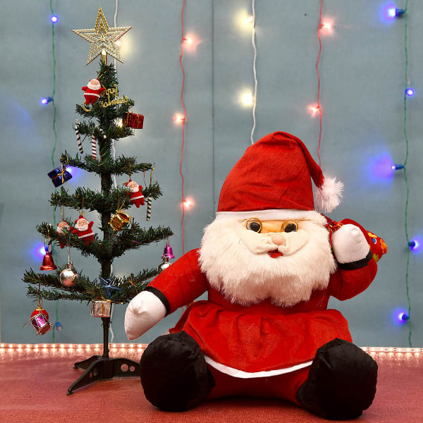 mini santa teddy