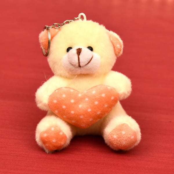 chic teddy keychain