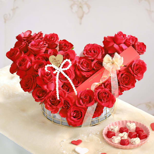 Sweetheart's Surprise - Valentine's Day Arrangement