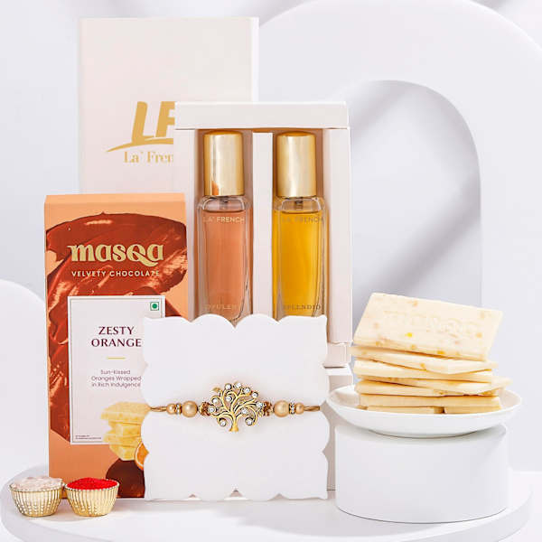 Symbolic Tree Of Life Rakhi Hamper