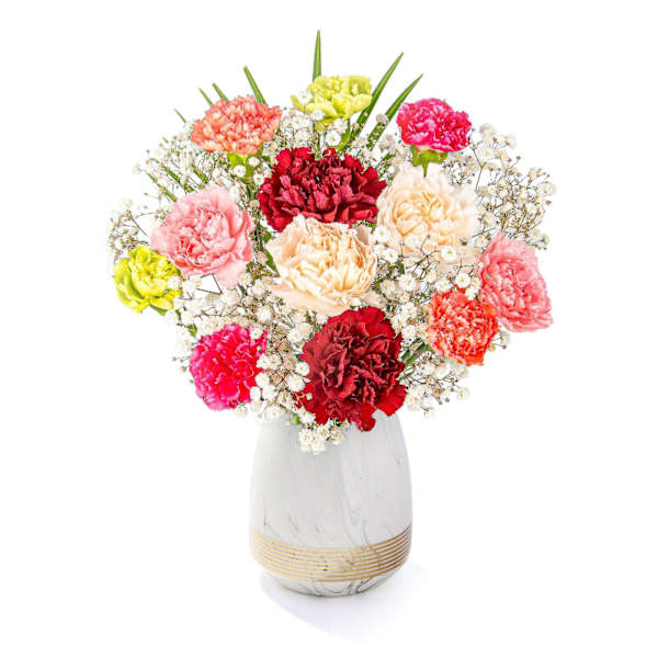 Symphony Of Carnations And Roebelini Arrangement