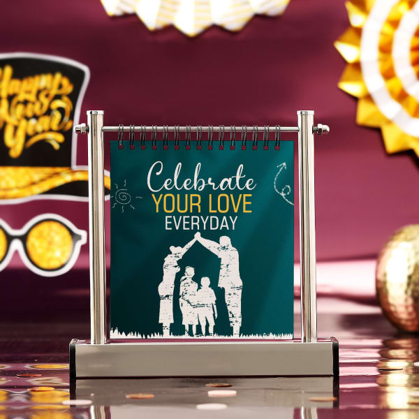 Table Calendar with Personalized Photos