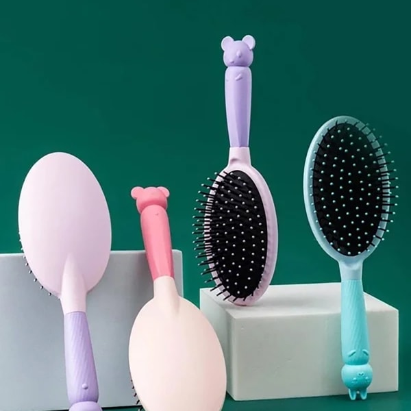 Teddy Hair Brush - Assorted - Single Piece