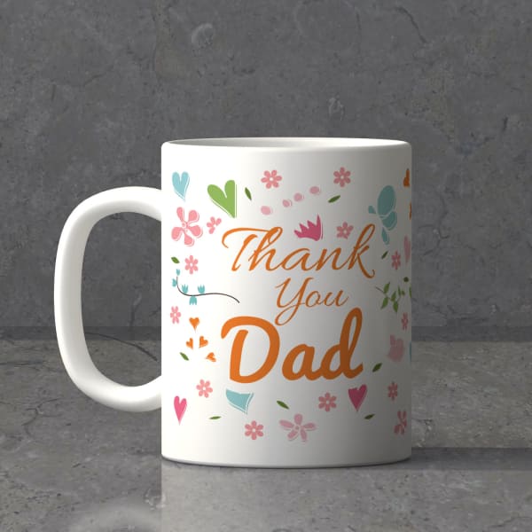 Thank You Dad Personalized Mug