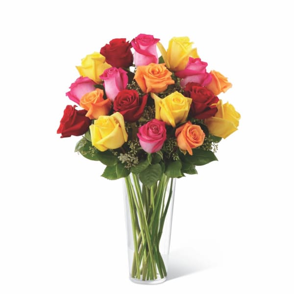 The FTD Bright Spark Rose Arrangement