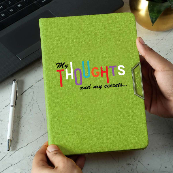 Thoughts And Secrets Green Diary