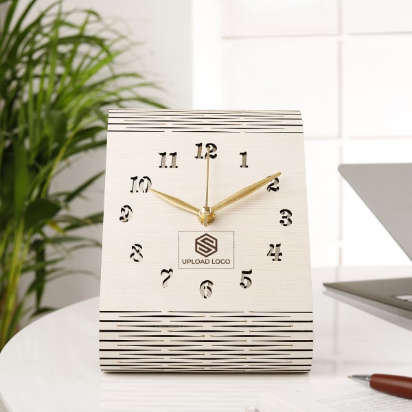 Timeless Allure Personalized Wooden Clock