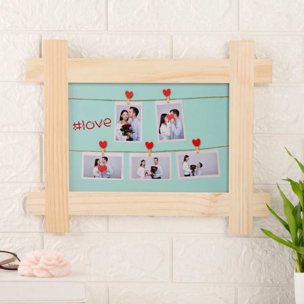 Timeless Love Personalized Wooden Photo Frame