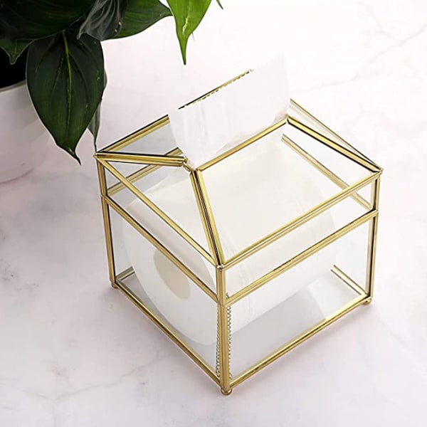 Tissue Box - Square - Transparent - Single Piece
