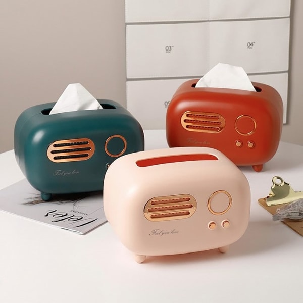 Tissue Box - Vintage Radio - Single Piece