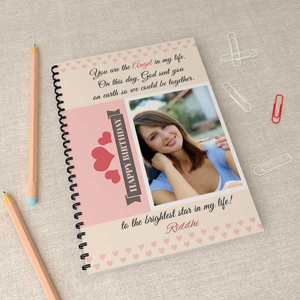 To the Brightest Star Personalized Birthday Notebook