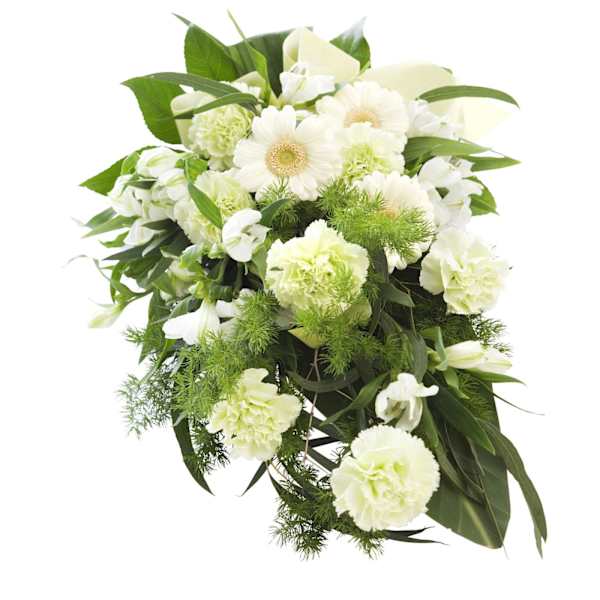To your bright memory -funeral bouquet