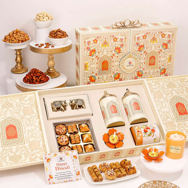 Traditional Diwali Hamper With Baklava